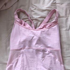 Light pink lululemon tank top